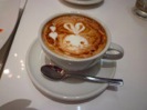 チーズケーキファクトリー ヴィーナスフォート店 　うさぎラテアート