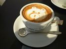 クマのどアップラテアート