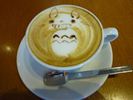 夢厨房 トトロさんのデザインカプチーノ